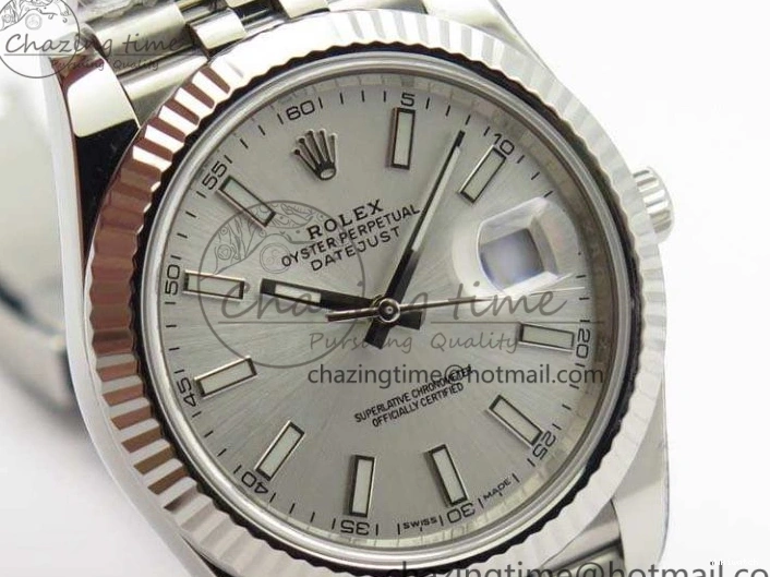Noob Stick DateJust SS 1:1 Markers Best Bracelet Silver Jubilee A3235 On Edition 228238 Dial 1225